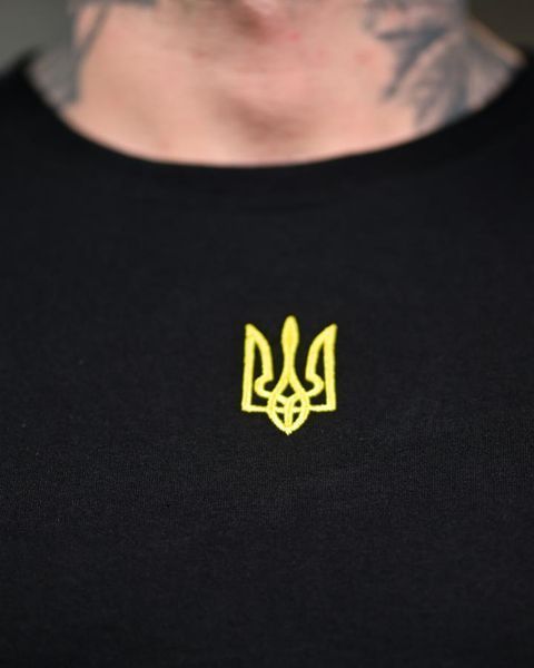 Лонгслив &ldquo;Тризуб&rdquo; Black Edition ВТ7115 размер S 50336 фото