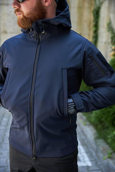 Куртка Soft Shell темно-синя для ДСНС Military розмір S M-10 фото