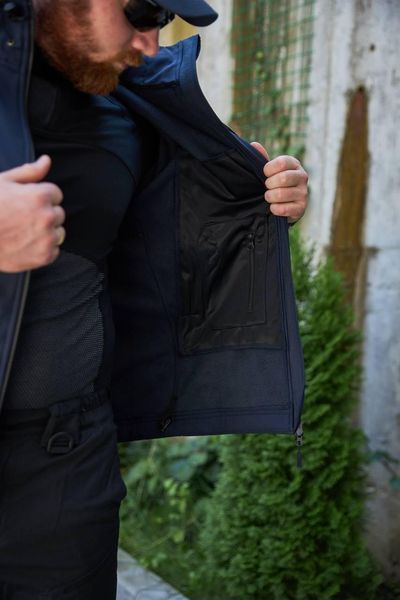 Куртка Soft Shell темно-синя для ДСНС Military розмір S M-10 фото