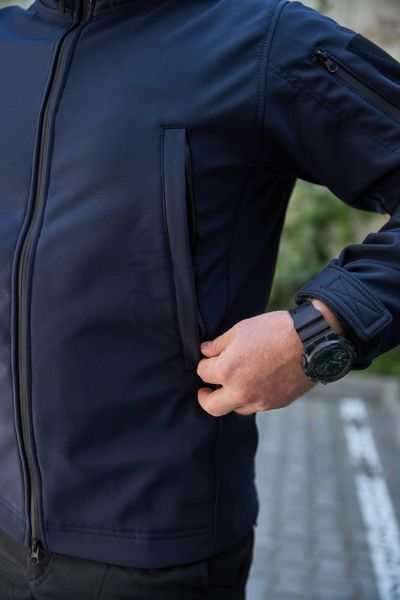Куртка Soft Shell темно-синя для ДСНС Military розмір S M-10 фото