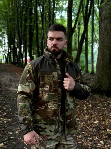 Флісова кофта мультикам Мілітарі розмір 46 00567-42 фото