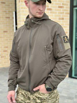Куртка Софтшел олива літо MILITARY розмір S 00480-S фото