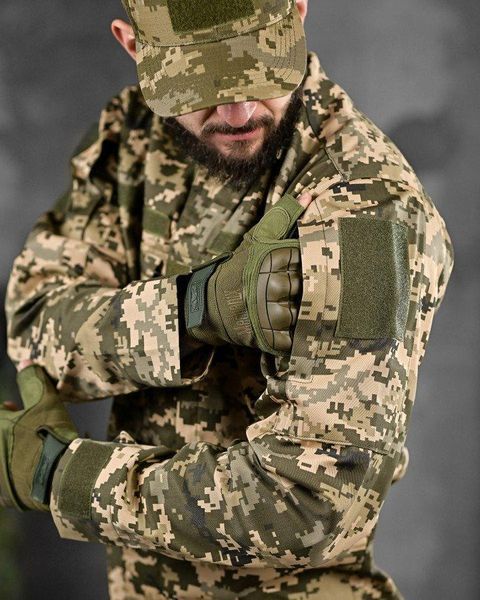 Літній костюм піксель 6в1,статутний костюм піксель літній,військовий костюм піксель весна літо,чоловічий комплект піксель розмір S 91978 фото