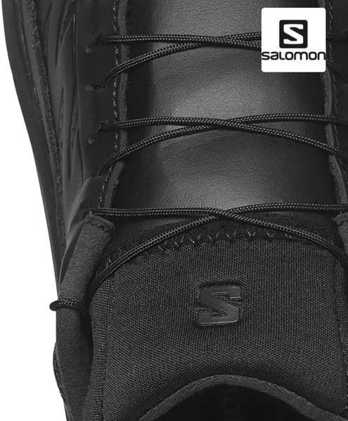 Кроссовки Salomon Sense Ride 5 SR Leather - Black размер UK7 03192-UK7 фото