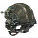 Шолом тактичний олива Fast TEAM WENDY Helmet NIJ IIIA + Навушники Earmor M31 MOD3 з чебурашкою +&nbsp;ліхтарик + кавер розмір S Fast13 фото 8