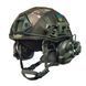 Шолом тактичний олива Fast TEAM WENDY Helmet NIJ IIIA + Навушники Earmor M31 MOD3 з чебурашкою +&nbsp;ліхтарик + кавер розмір S Fast13 фото 1