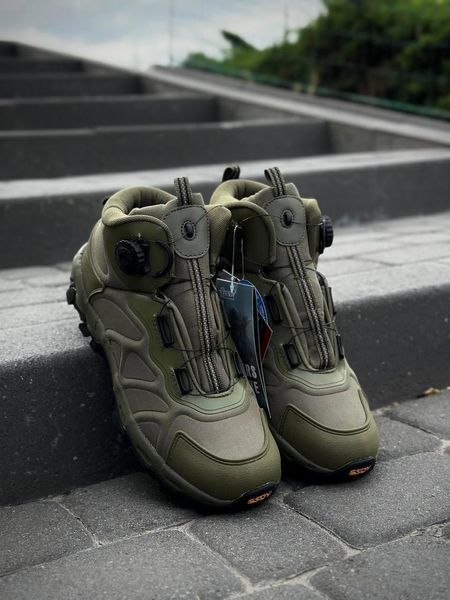 Комплект 3 в 1 Vanguard олива Olive 🇺🇸 Костюм Софт Шел + Термобілизна Esdy + Ботінки Esdy Автошнурівка розмір S 02400-S фото