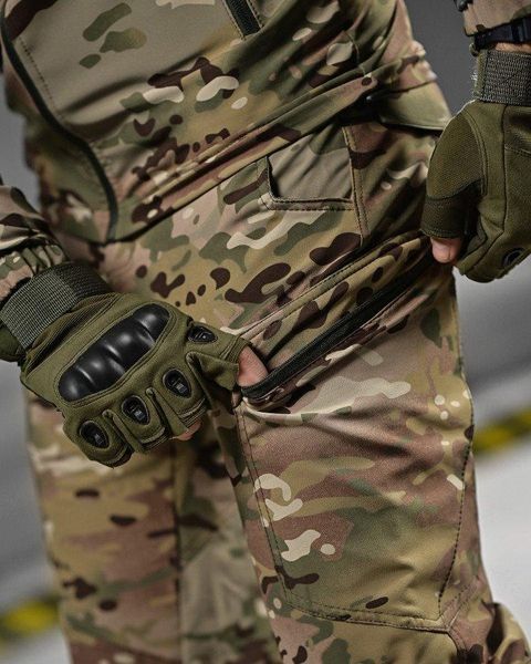 Военные штаны мультикам, тактические штаны мультикам, весенние тактические штаны мультикам, штаны ЗСУ весна-лето, мужские штаны размер S 16343 фото
