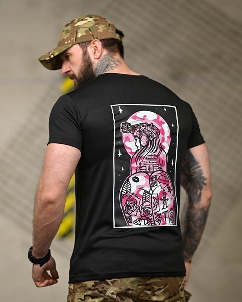 Тактична футболка SELION Girl black ТР6931 розмір M 95608 фото