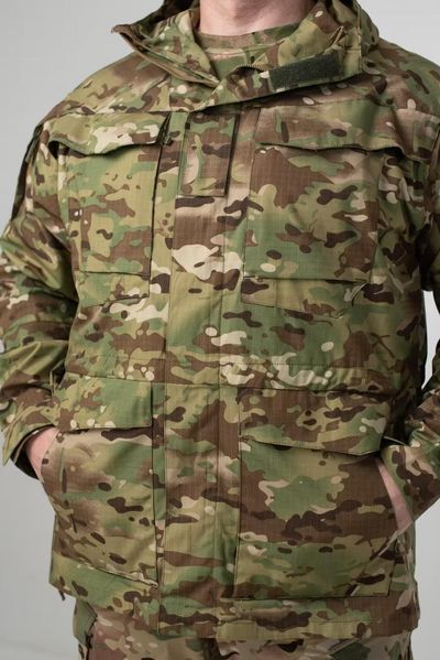 Парка демісезонна мультикам ріп-стоп Military, батальна розмір XXXL 905075 фото