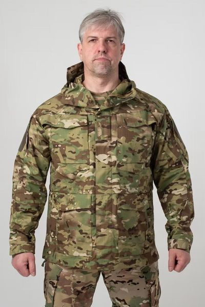 Парка демісезонна мультикам ріп-стоп Military, батальна розмір XXXL 905075 фото