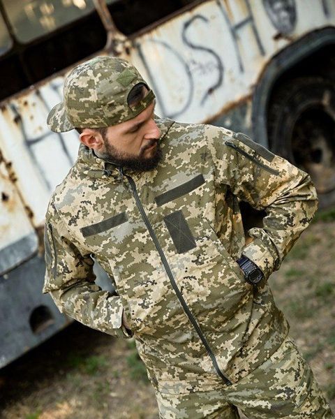 Куртка піксель, куртка піксель зсу, куртка піксель весняна, тактична куртка з липучками, куртка зсу мм14 розмір S 86775 фото