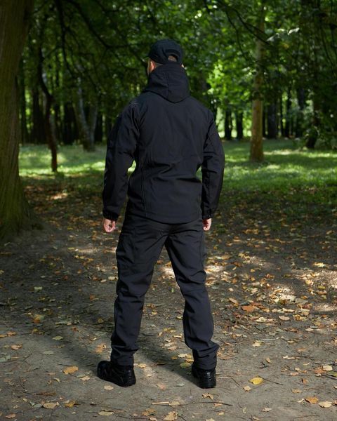 Костюм Soft Shell Military черный размер S М-6 фото