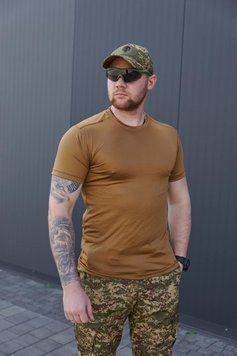Футболка літня Перфорація Military, Койот розмір 42 Артикул: 9512011 фото
