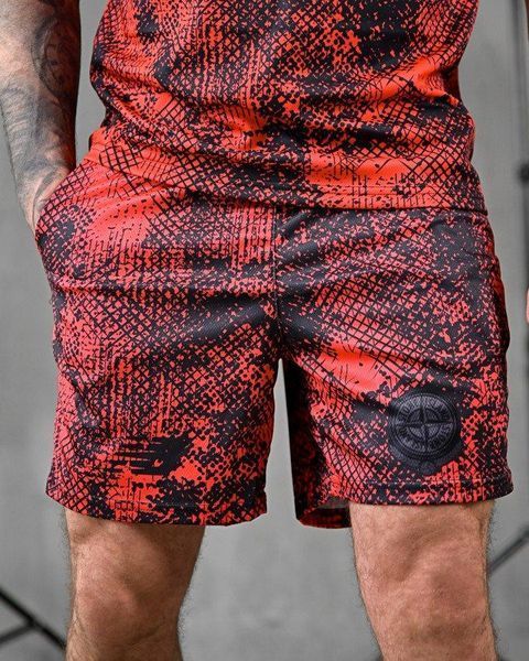 Літній комплект Stone Island x new balance red ЛН2680 розмір S 87501 фото