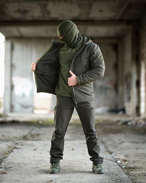 Тактичний костюм Softshell 5в1 LUNAR олива ТР6408 розмір S 94606 фото