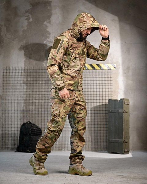 Демисезонный тактический костюм софтшел TANJENT мультикам ПП7869 размер S 93515 фото