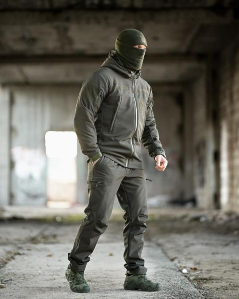 Тактичний костюм Softshell 5в1 LUNAR олива ТР6408 розмір S 94606 фото