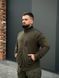 Флисовая кофта B&L olive размер 46 01736-46 фото 4