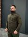 Флисовая кофта B&L olive размер 46 01736-46 фото 8