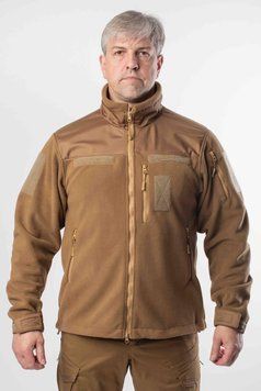 Кофта Флис-сетка койот Military размер S 03581-S фото