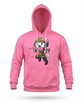 Мілітарі худі FAXIS Kitty pink ТР6968 розмір M 95645 фото