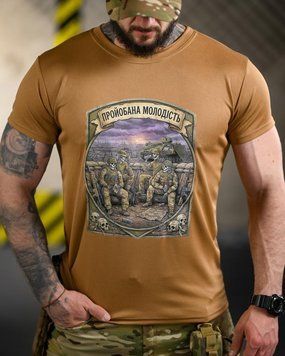 Тактична футболка BORN OF WAR Молодість coyot ВТ4717 розмір S 96208 фото