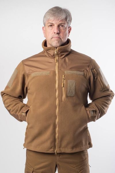 Кофта Флис-сетка койот Military размер S 03581-S фото
