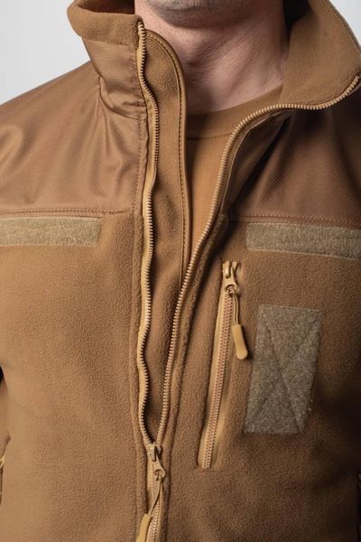Кофта Флис-сетка койот Military размер S 03581-S фото