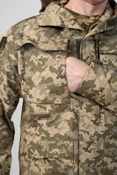 Парка демісезонна піксель ЗСУ ріп-стоп Military, батальна розмір XXXL 905080 фото