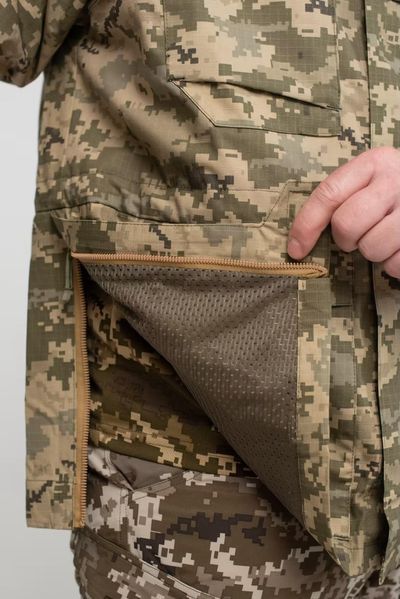 Парка демісезонна піксель ЗСУ ріп-стоп Military, батальна розмір XXXL 905080 фото