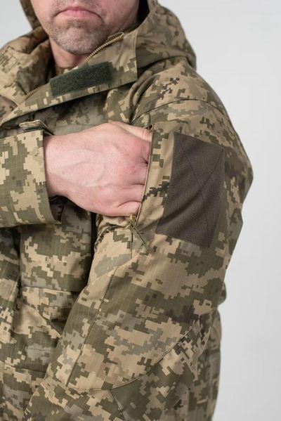 Парка демісезонна піксель ЗСУ ріп-стоп Military, батальна розмір XXXL 905080 фото
