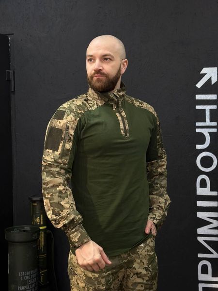 Тактичний Військовий Убакс Олива /Піксель 4.5.0 Покращений Under Body Armor Combat Shirt розмір 46 03101-46 фото