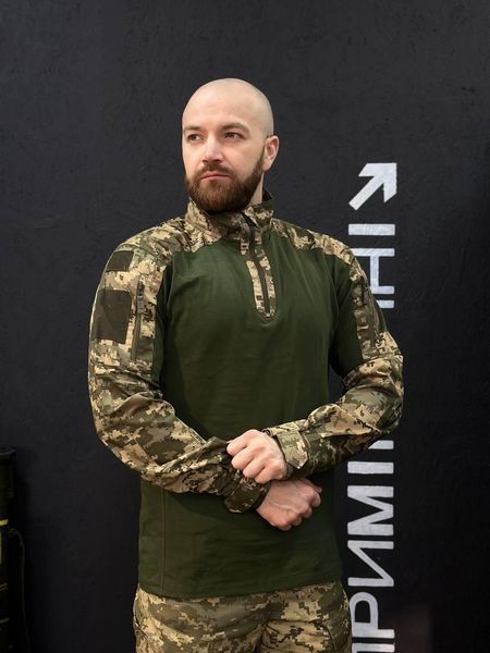 Тактичний Військовий Убакс Олива /Піксель 4.5.0 Покращений Under Body Armor Combat Shirt розмір 46 03101-46 фото