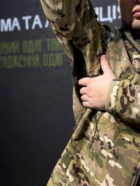 Куртка Tactical Софтшел мультикам размер S 02388-S фото