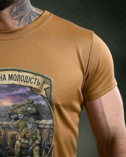 Тактическая футболка BORN OF WAR Молодість coyot ВТ4717 размер S 96208 фото