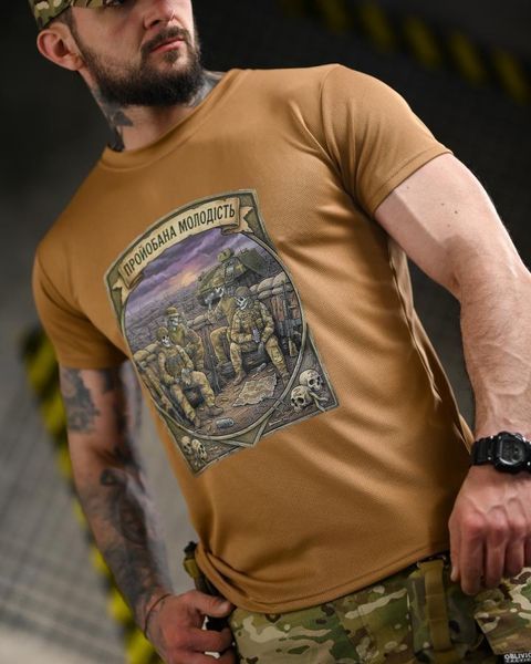 Тактическая футболка BORN OF WAR Молодість coyot ВТ4717 размер S 96208 фото