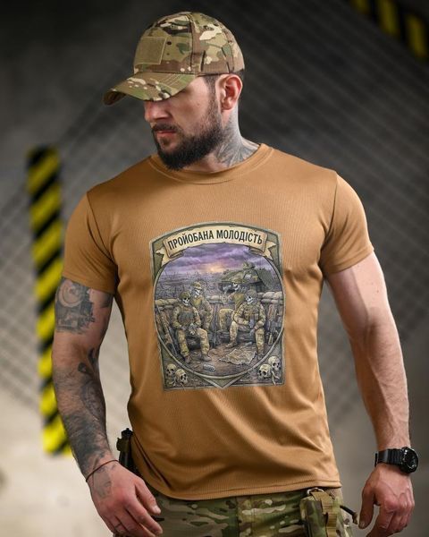 Тактическая футболка BORN OF WAR Молодість coyot ВТ4717 размер S 96208 фото