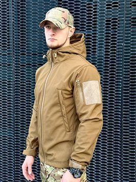 Куртка Софтшел койот Military розмір S 00646-S фото