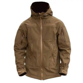 Куртка Soft Shell койот Софтшелл Демісезон розмір S 01743-S фото