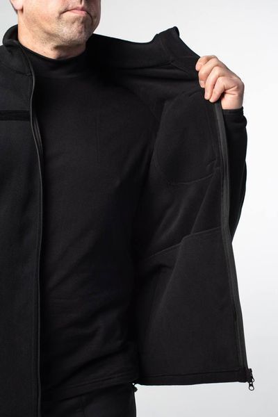 Кофта чорна Polartec 340 RMilitary+ розмір S 02209-S фото