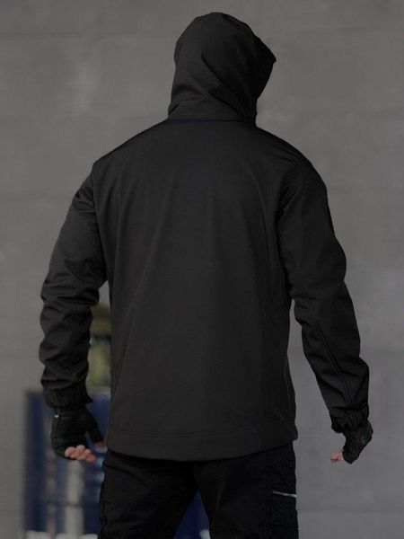 Демисезонная тактическая куртка софтшел lion black ВТ5053 размер S 91274 фото
