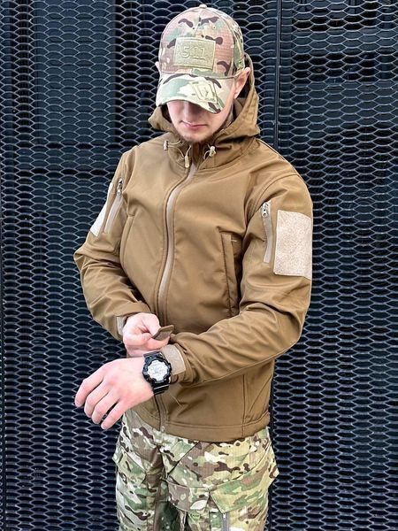 Куртка Софтшел койот Military размер S 00646-S фото