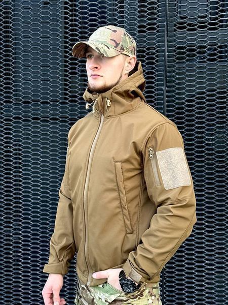 Куртка Софтшел койот Military размер S 00646-S фото