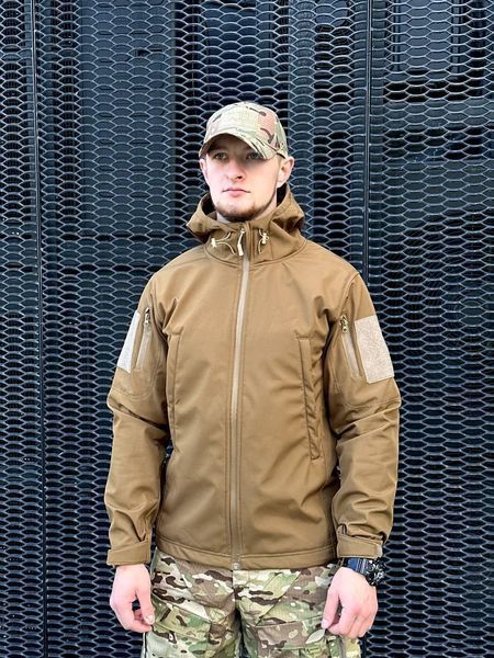 Куртка Софтшел койот Military размер S 00646-S фото