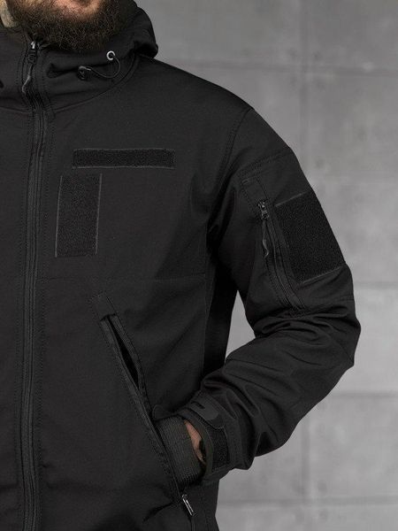 Демисезонная тактическая куртка софтшел lion black ВТ5053 размер S 91274 фото