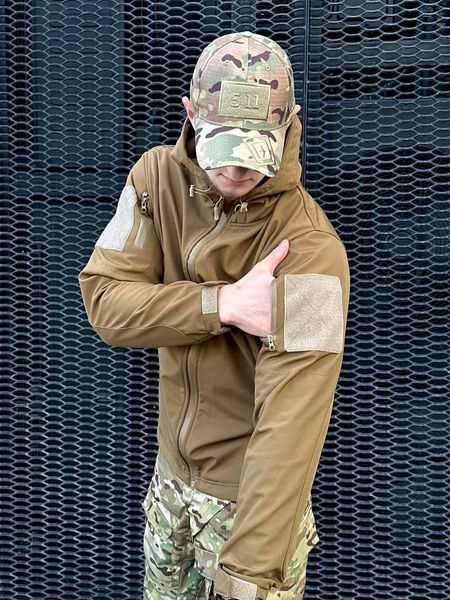Куртка Софтшел койот Military размер S 00646-S фото