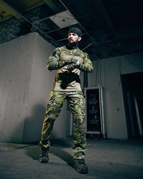 Тактичний літній костюм мультикам, костюм мультикам, убакс штани мультикам, форма літня мультикам, форма мультикам зсу розмір S 92637 фото