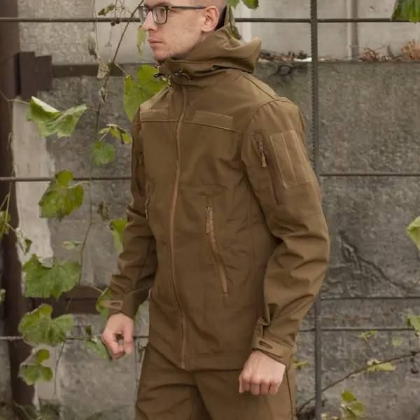 Куртка Soft Shell койот Софтшелл Демисезон размер S 01743-S фото