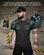 Тактична футболка (Compression Fit) чорна ТР6915 розмір S 95593 фото 1